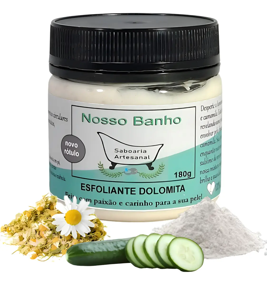 Esfoliante Facial E Corporal Dolomita Clareador De Manchas 