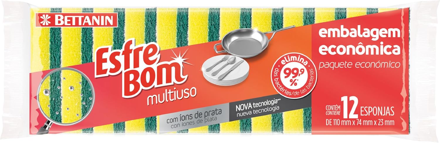 EsfreBom - Esponja Multiuso Abrasiva