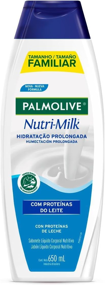 Sabonete Líquido para Corpo Palmolive Nutri-Milk Hidratação Prolongada 650ml