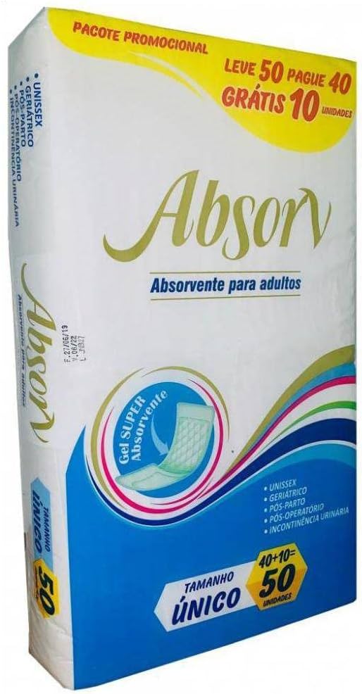 Abs Geriátrico com 50 unid